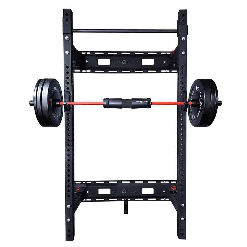 Wall-Mounted Foldable Squat Rack