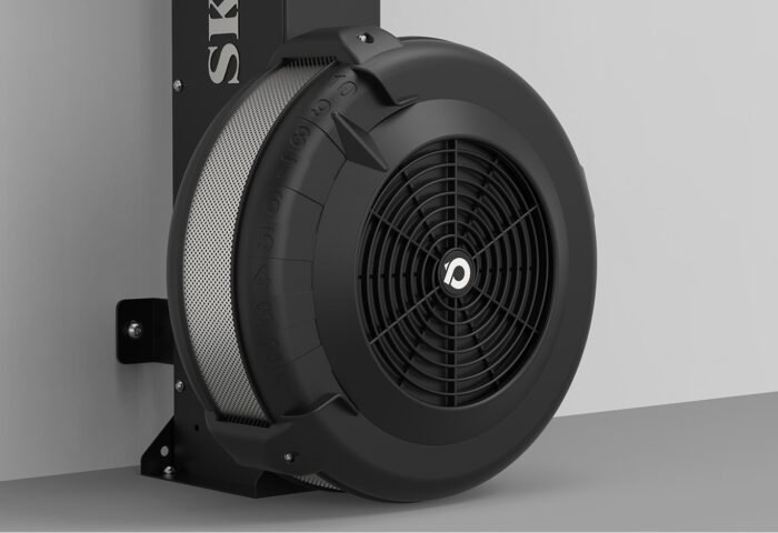 Close up of the fan blades of an Air Ski